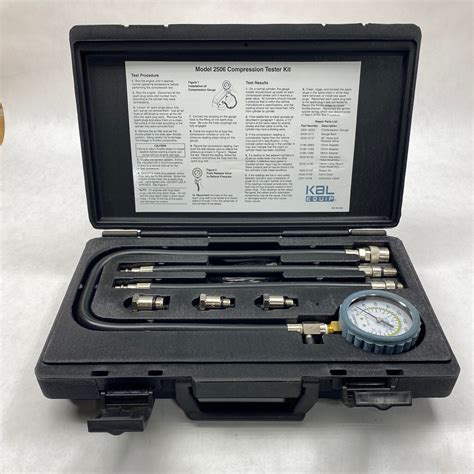 kal equip 2504 compression tester|Kal Equip Universal Compression Tester Kit Model 2504 .